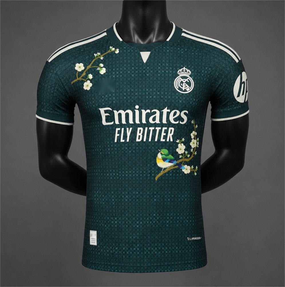 2026-27 Real Madrid Green Floral Special Player S-2XL