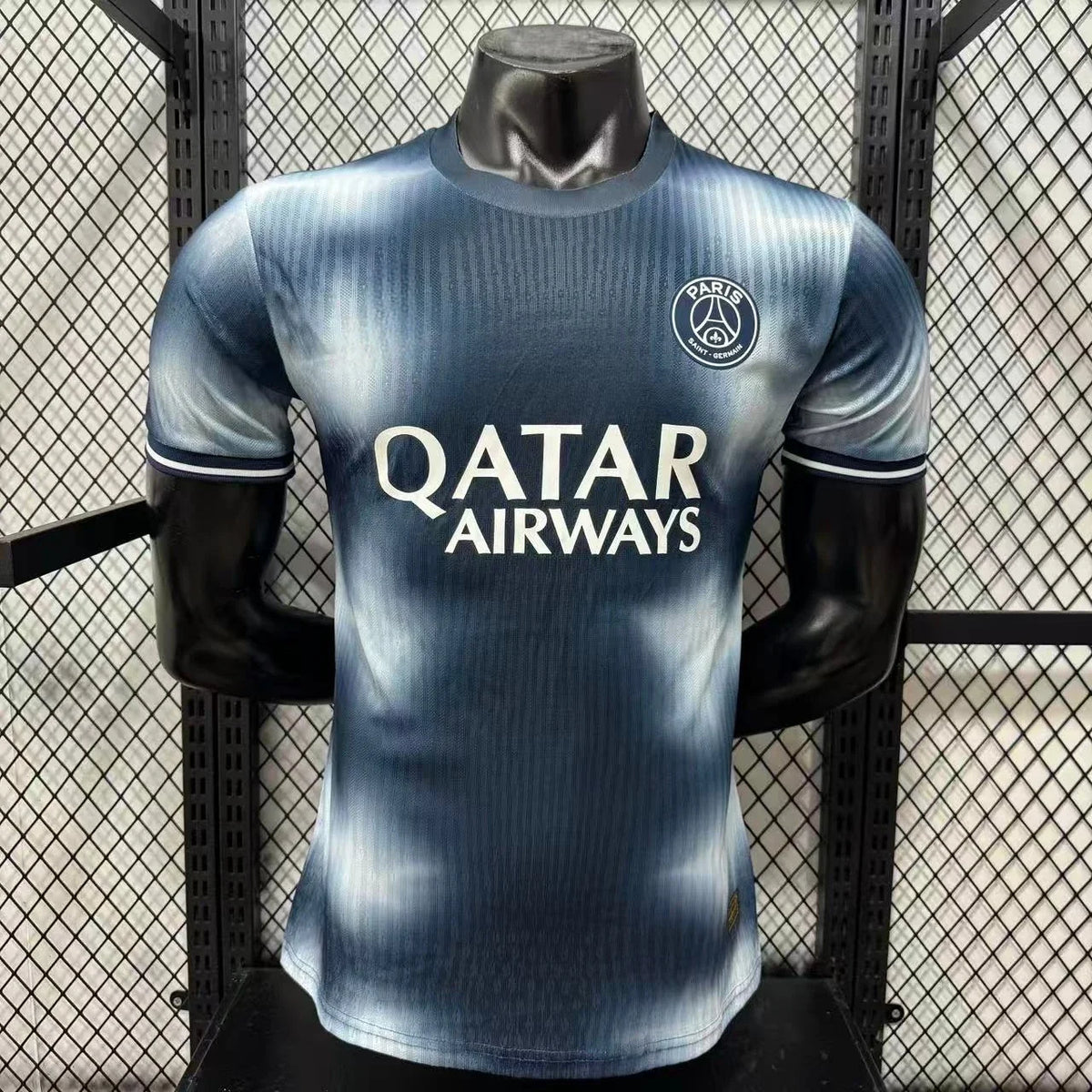2026-27 Paris Dark Blue Grey Gradient Special Player S-3XL
