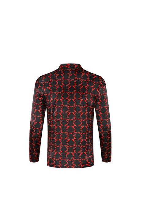 2024-25 Manchester United Red and Black Training Suit