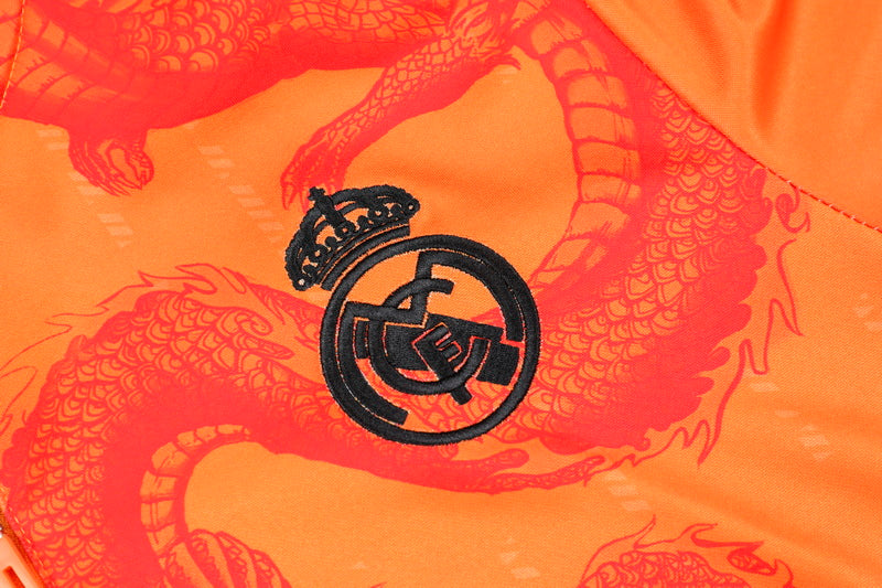 2024-25 Real Madrid Orange Special Edition Training Suit