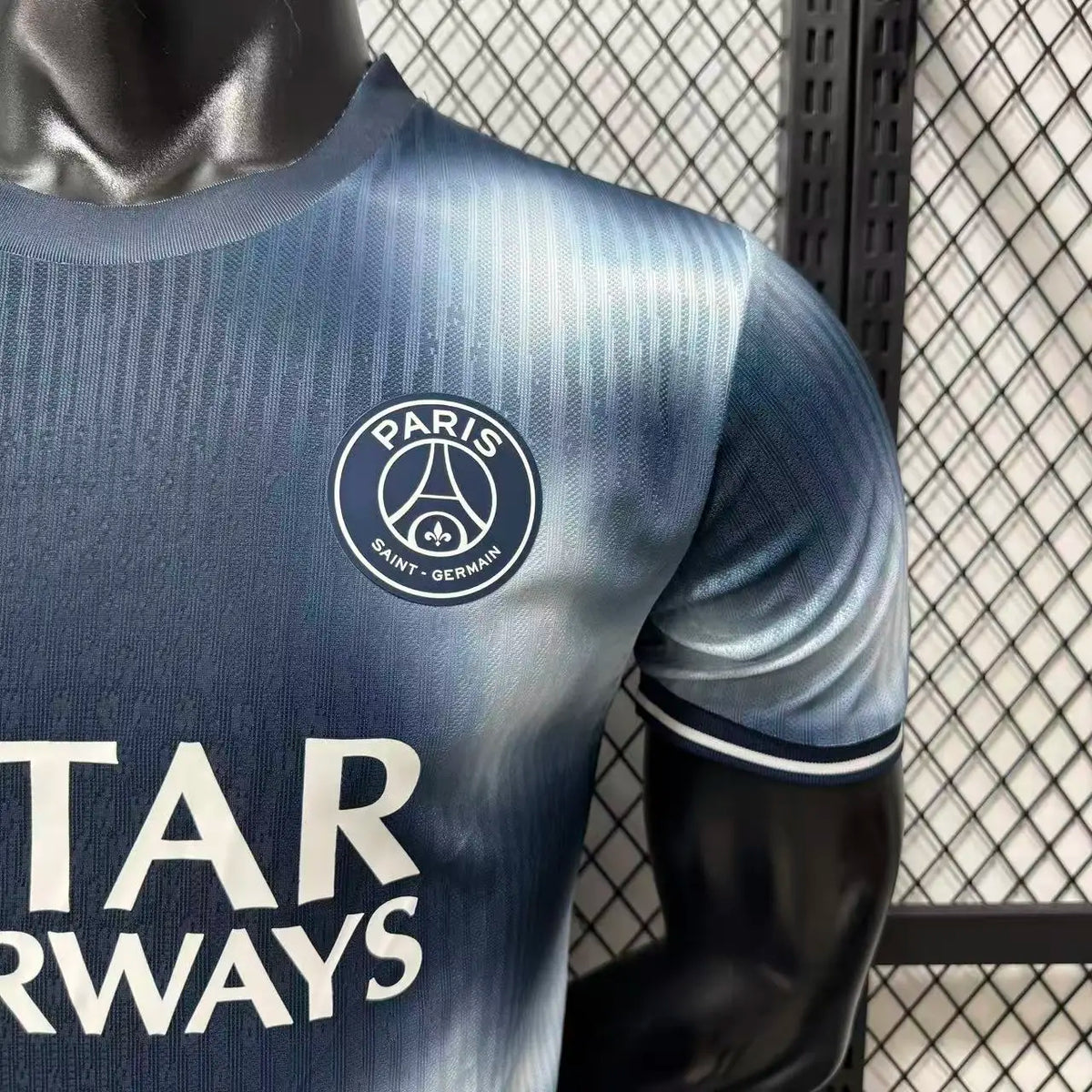 2026-27 Paris Dark Blue Grey Gradient Special Player S-3XL