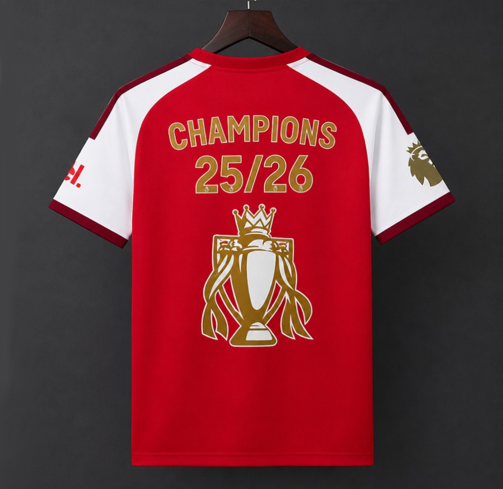 2026-27 Arsenal Champions Cup Printing S-4XL