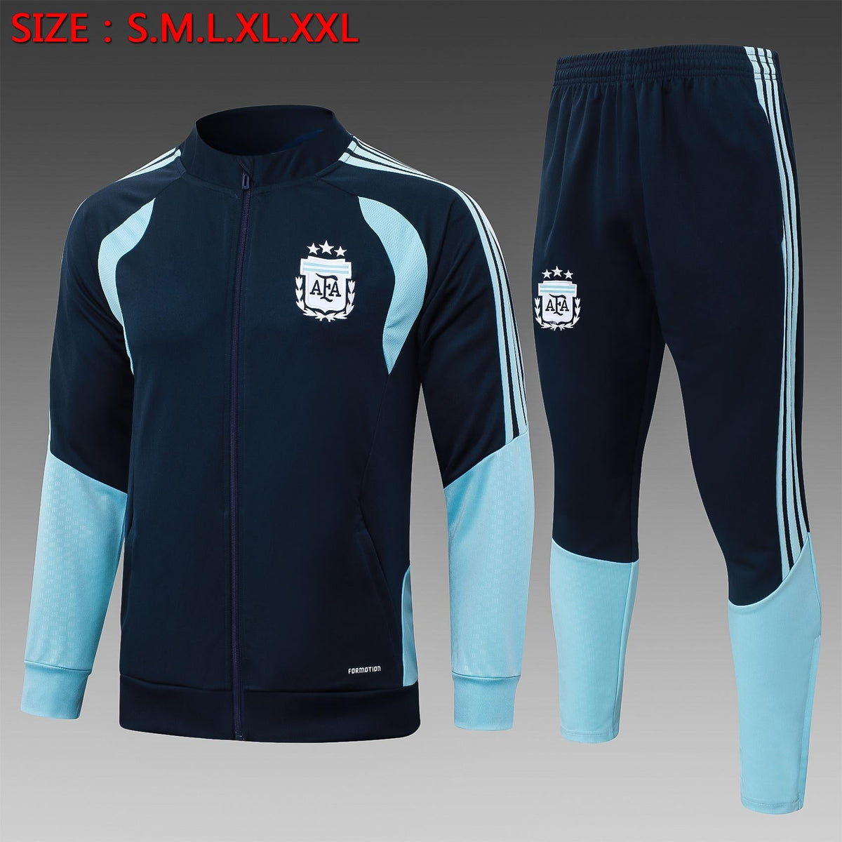 2026 Argentina Boca Juniors long training suit S-2XL