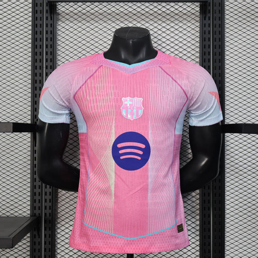2025-26 Barcelona Special Pink Player S-2XL