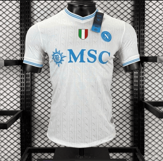 SSC Napoli Player Version Away Jersey 25/26 White