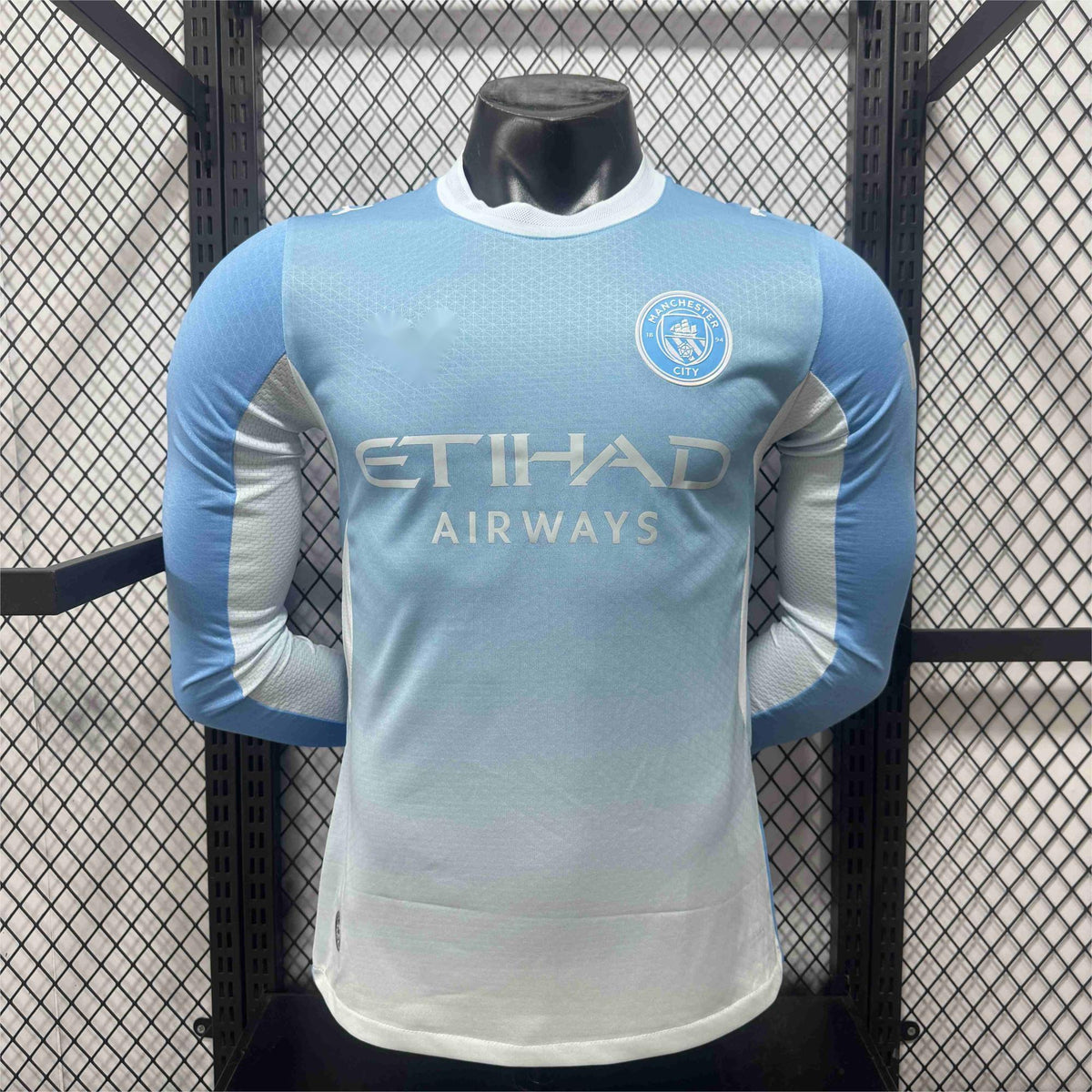 2026-27 Manchester City Home Long Sleeve Player S-3Xl