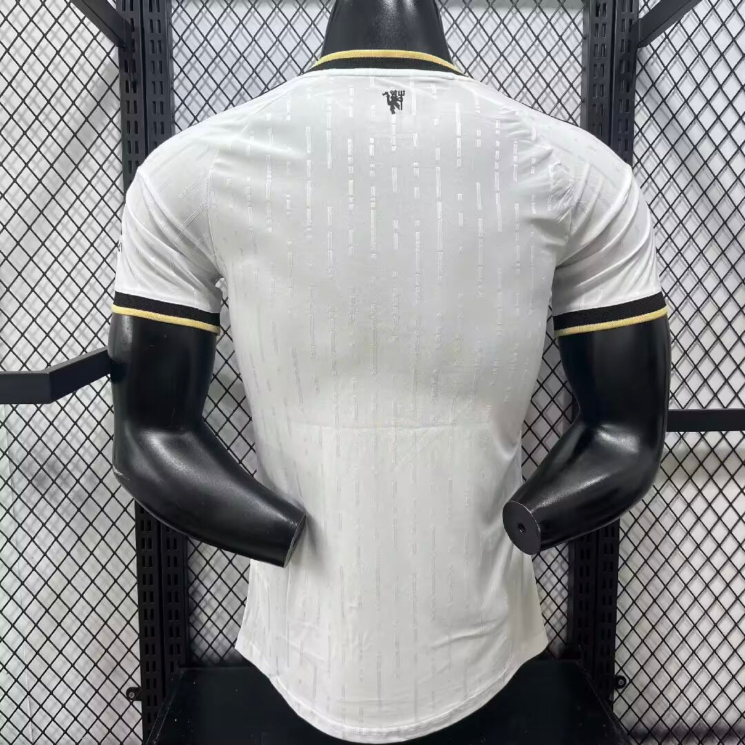 2026-27 Manchester United White with Gold Trim player S-3XL