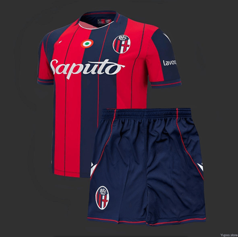 Kids Bologna Home Jersey 25/26 for Style and Comfort