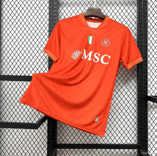 Mens Napoli Goalkeeper Jersey 2025/26 with Brand Logo