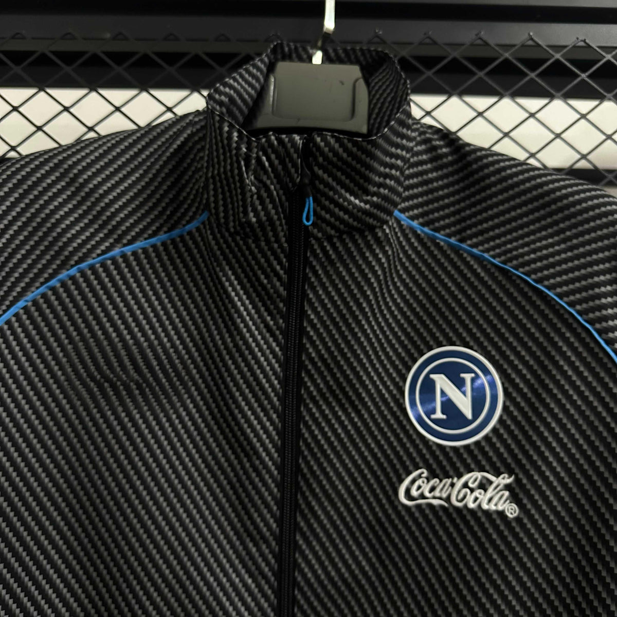 2026-27 Napoli Black Waterproof Windbreaker S-2XL