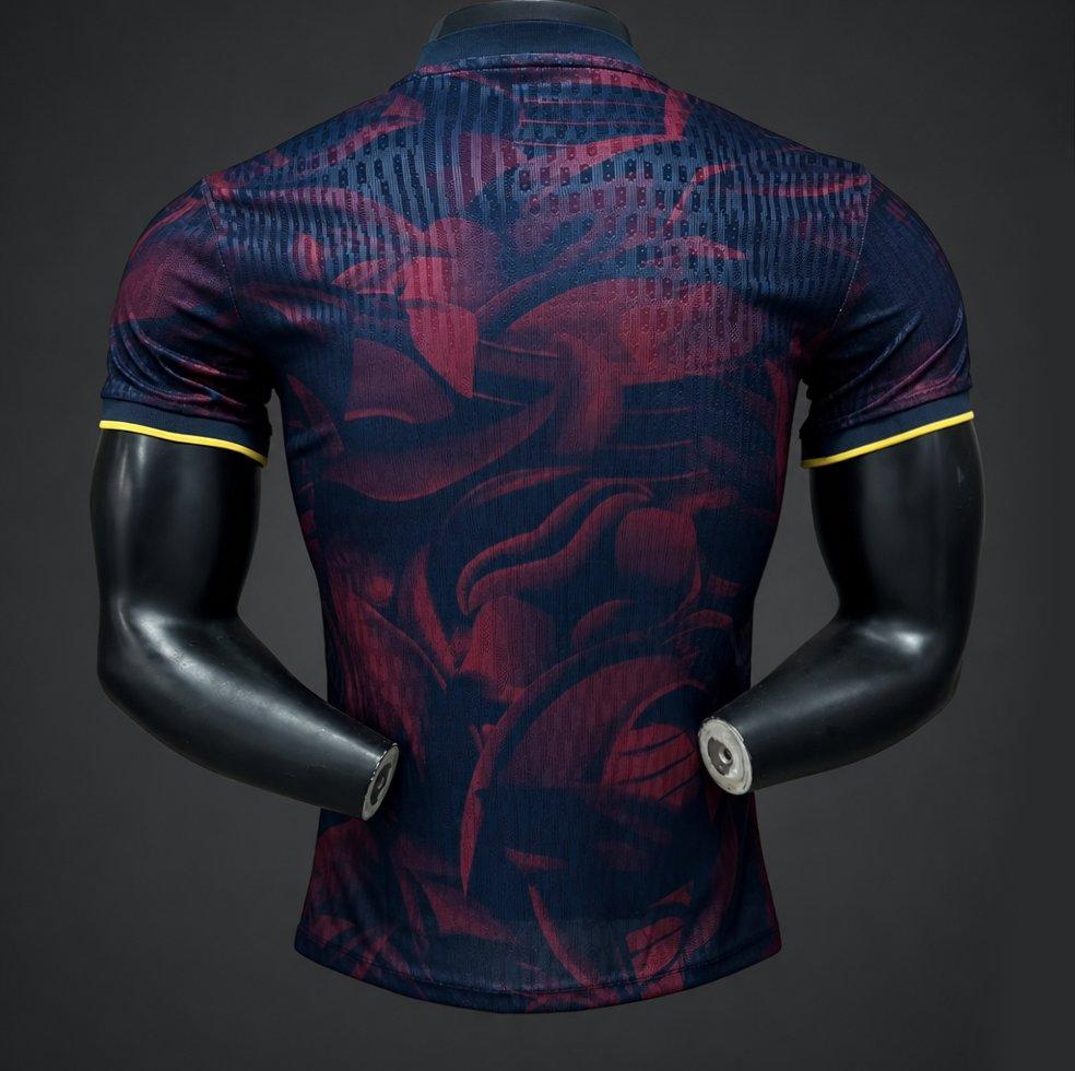 2026-27 Barcelona Special Abstract Red Blue Barça Script Player S-2XL
