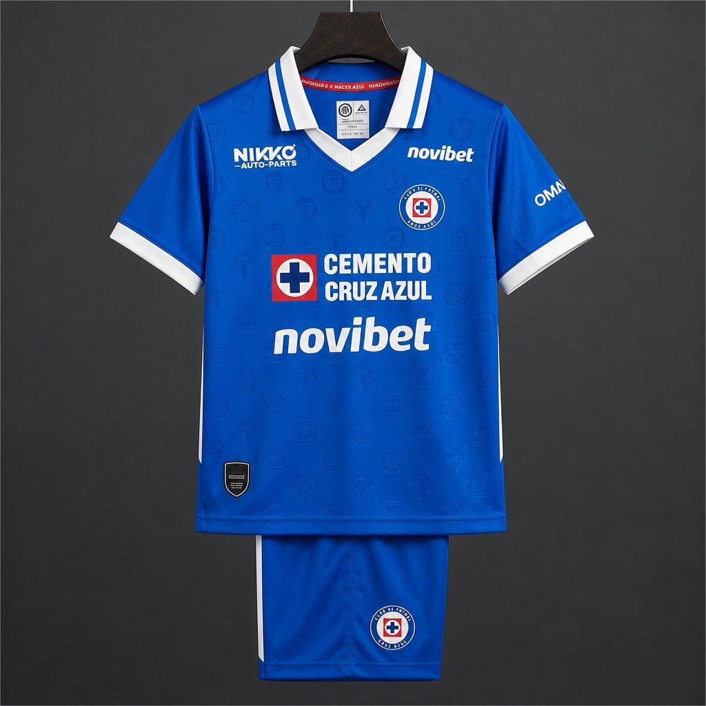 2026-27 Cruz Azul Home Kids Size 16-28