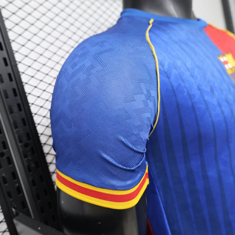 2026-27 Barcelona Royal Blue Garnet Red Vertical Stripes Special Edition Player S-3XL