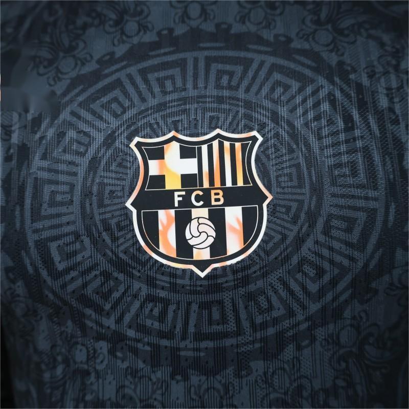 2026-27 Barcelona Dark Black Red Special Edition Player S-2XL