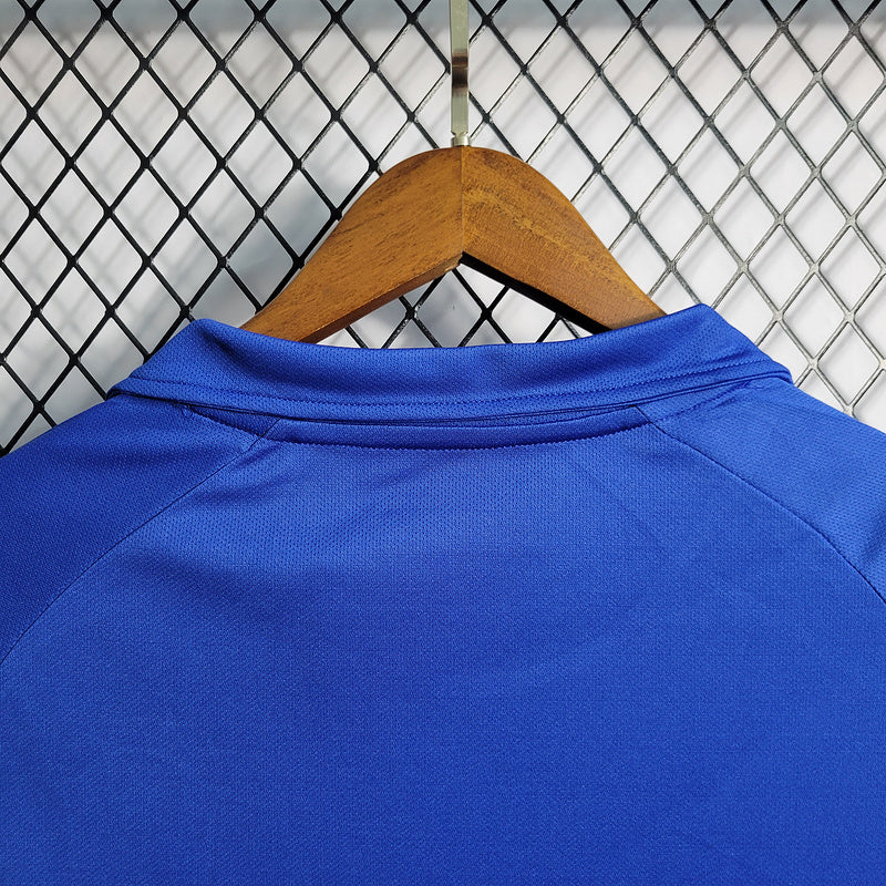 2002 Brazil away blue Retro