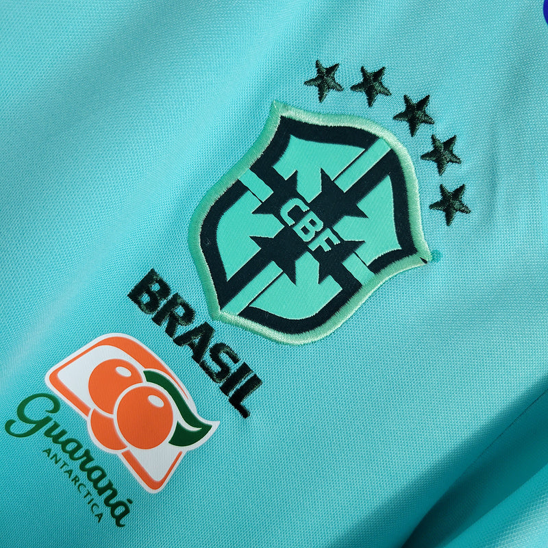 2022-23 Brazil Light Blue POLO Size