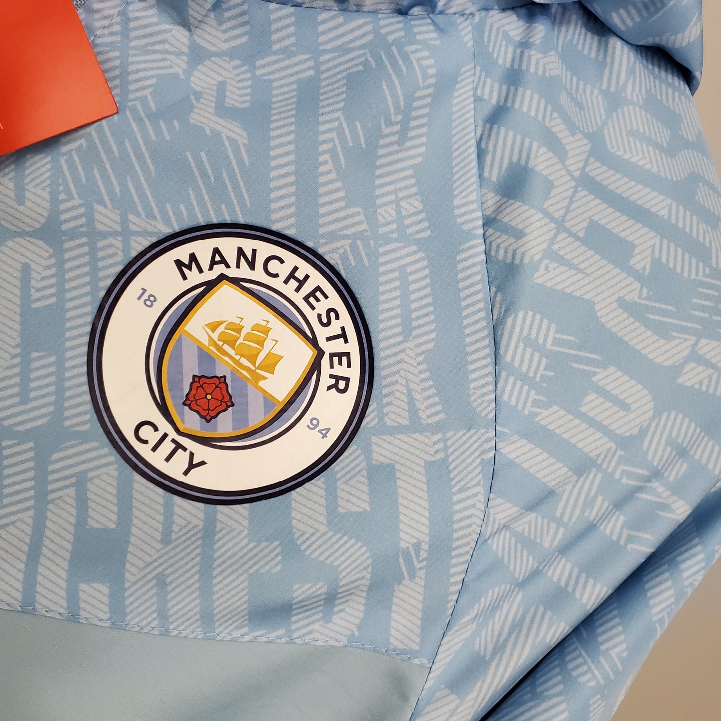 21-22 Windbreaker Manchester City blue