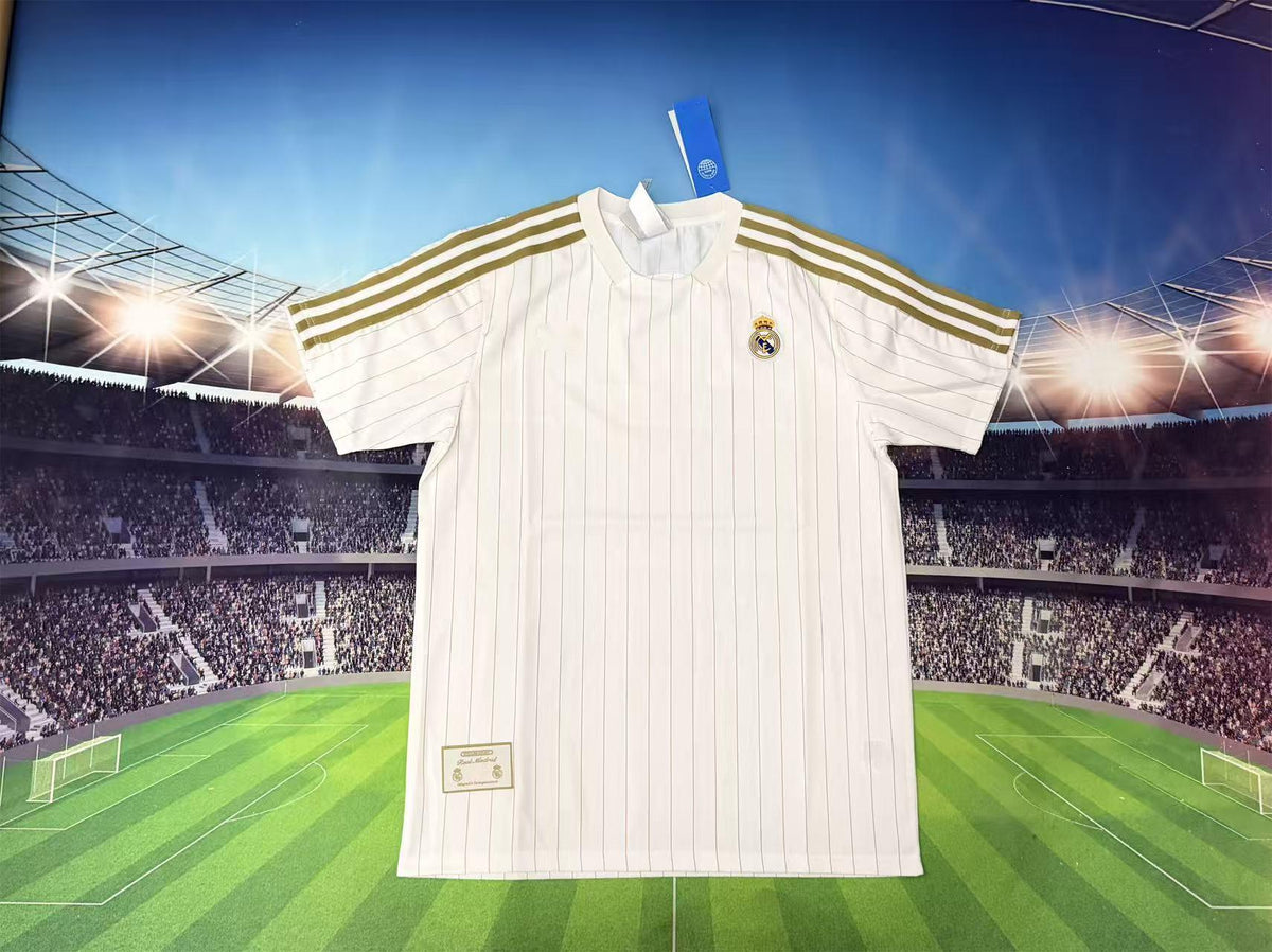 2026-27 Real Madrid Terrace Icons White Gold S-2XL