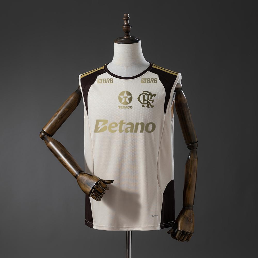 2026-27 Flamengo All sponsors Training Apricot Vest S-4XL