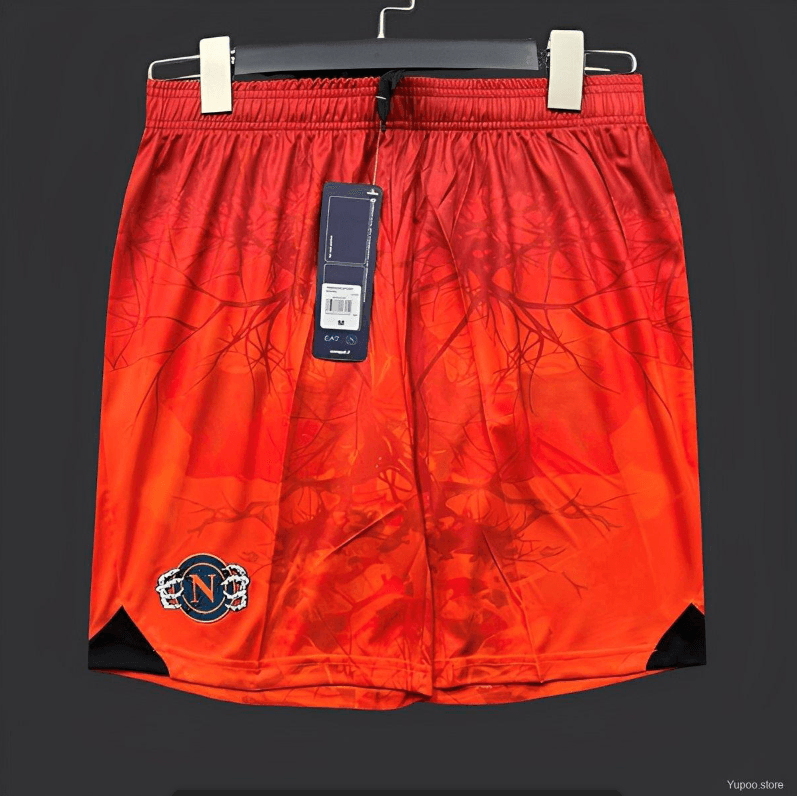 Men's Napoli Halloween Orange Shorts - High Quality
