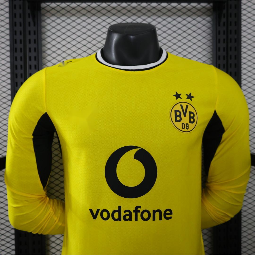 2026-27 Borussia Dortmund Yellow Home Long Sleeve Player S-2XL