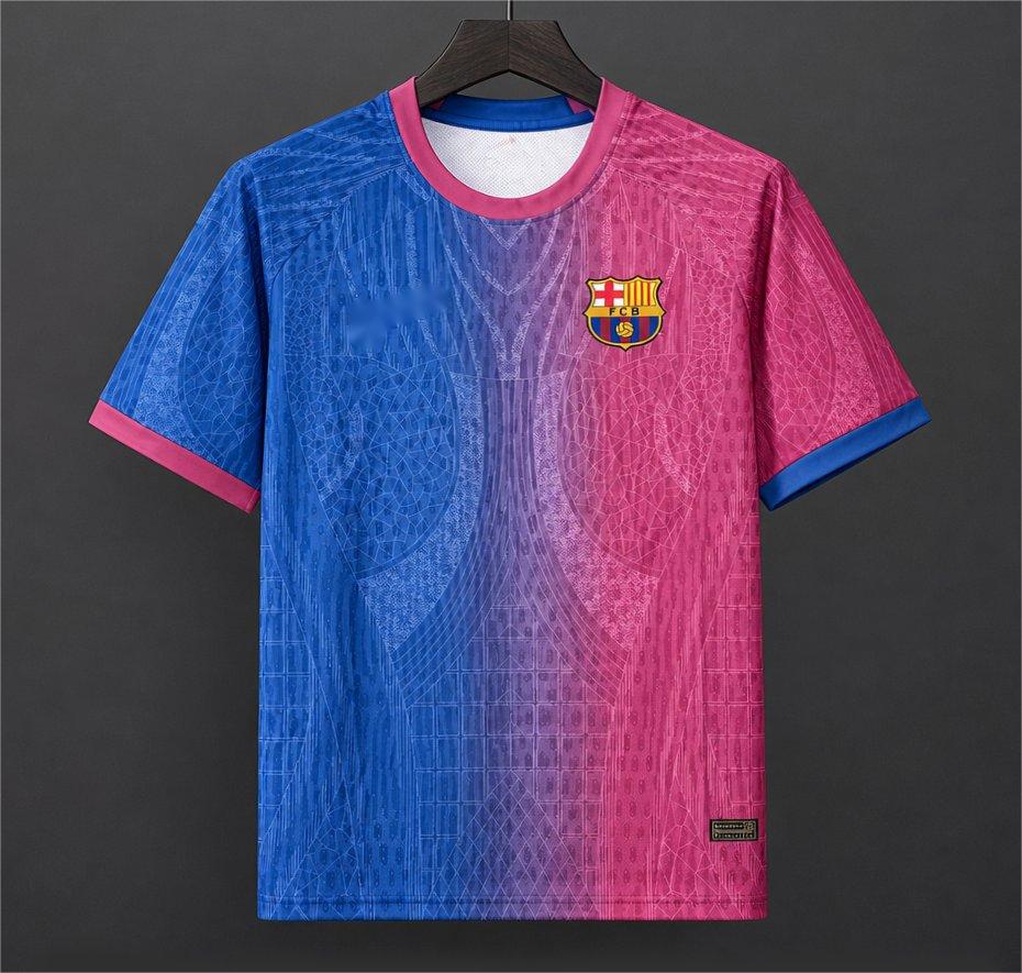 2026-27 Barcelona Special Edition Blue Pink Mosaic S-2XL
