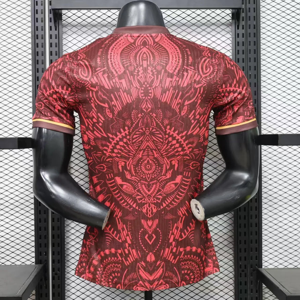 2026-27 Paris Dark Red with Tribal Pattern Special Player S-3XL
