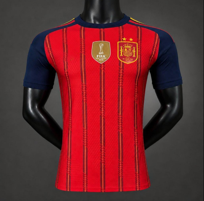 2 Star Player Version 2026 Spain Home Jersey