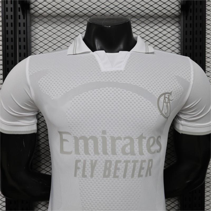 2026-27 Real Madrid All-White Tonal 125th Anniversary Player S-2XL