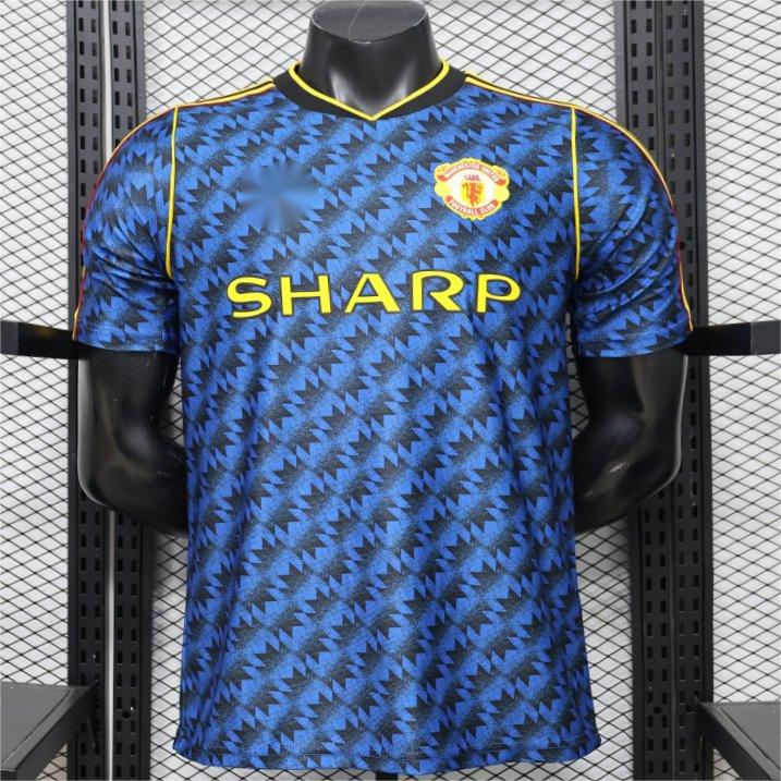 2026-27 Manchester United Blue with Black Player S-3XL