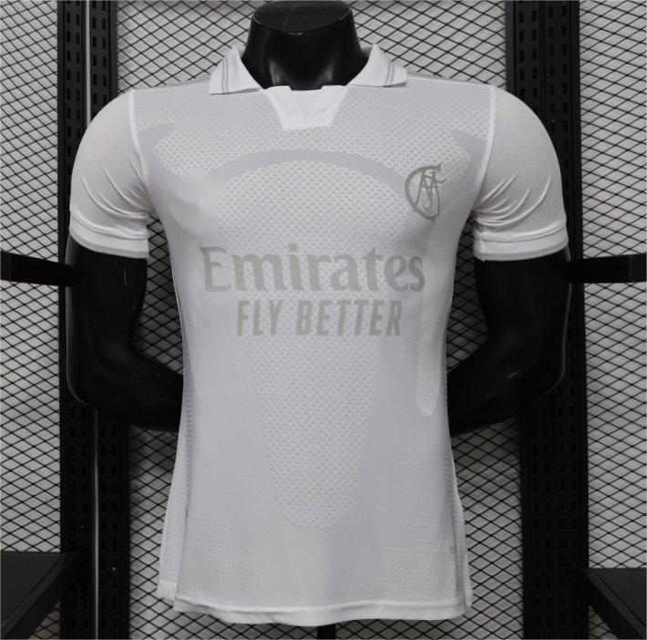 2026-27 Real Madrid All-White Tonal 125th Anniversary Player S-2XL