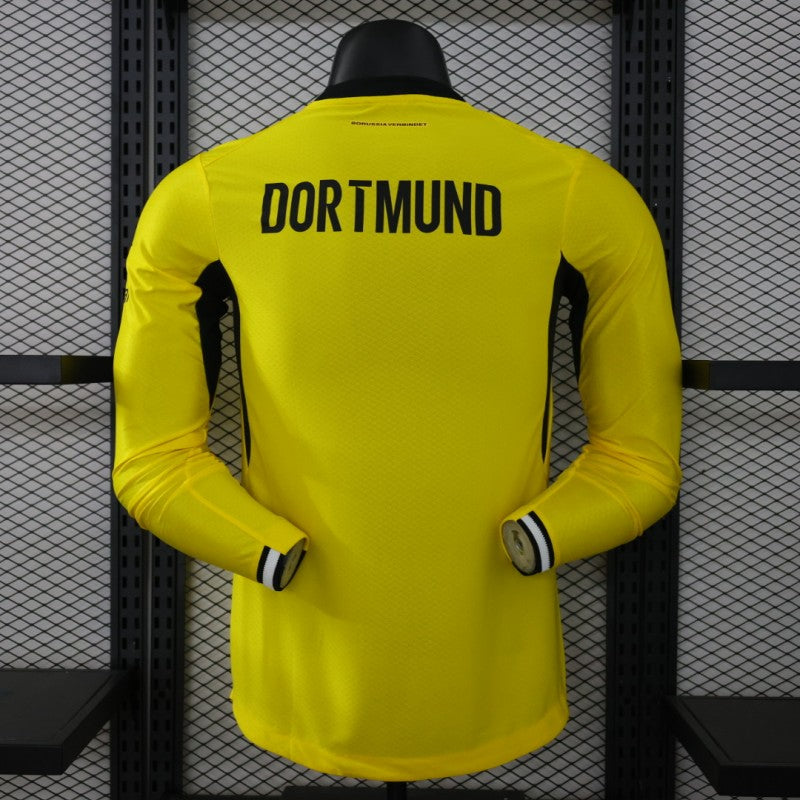 2026-27 Borussia Dortmund Yellow Home Long Sleeve Player S-2XL