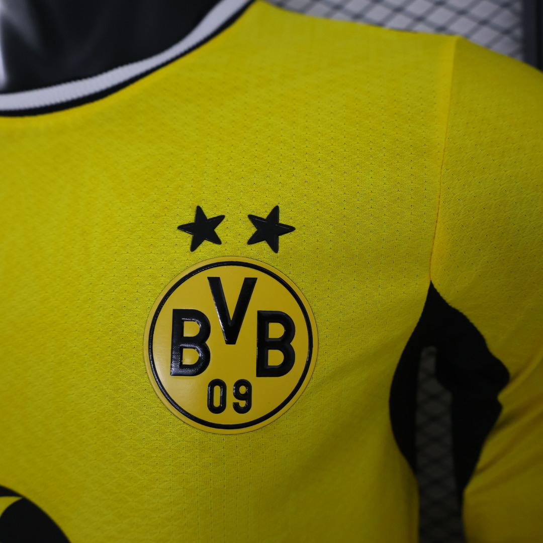 2026-27 Borussia Dortmund Yellow Home Long Sleeve Player S-2XL