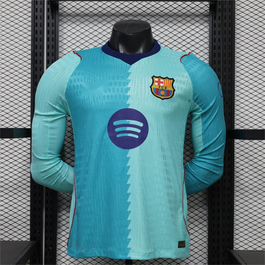 2026-27 Barcelona Third Away Long Sleeved Player S-2XL