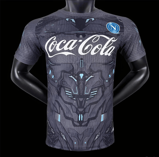 Player Version 25/26 Napoli Gray Jersey with Armor Design