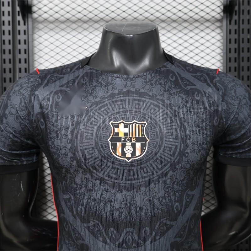 2026-27 Barcelona Dark Black Red Special Edition Player S-2XL