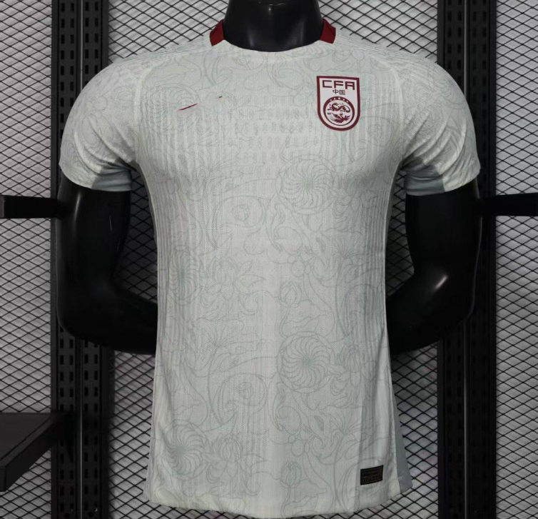 2025 China Away WHITE Jersey S-2XL