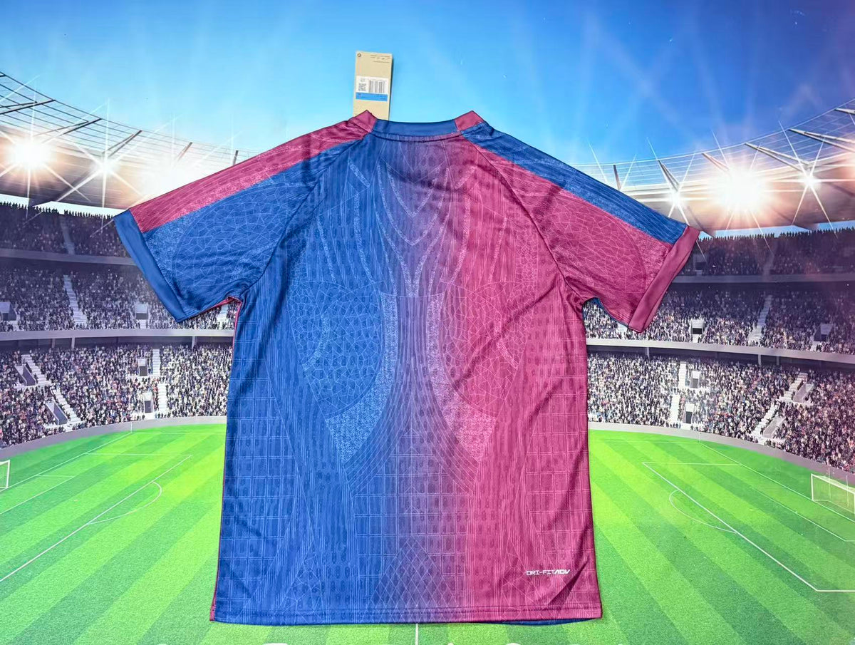 2026-27 Barcelona Special Edition Blue Pink Mosaic S-2XL