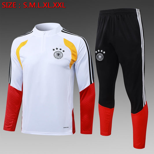 2026-27 Germany White Half-Zip Training Suit S-2XL