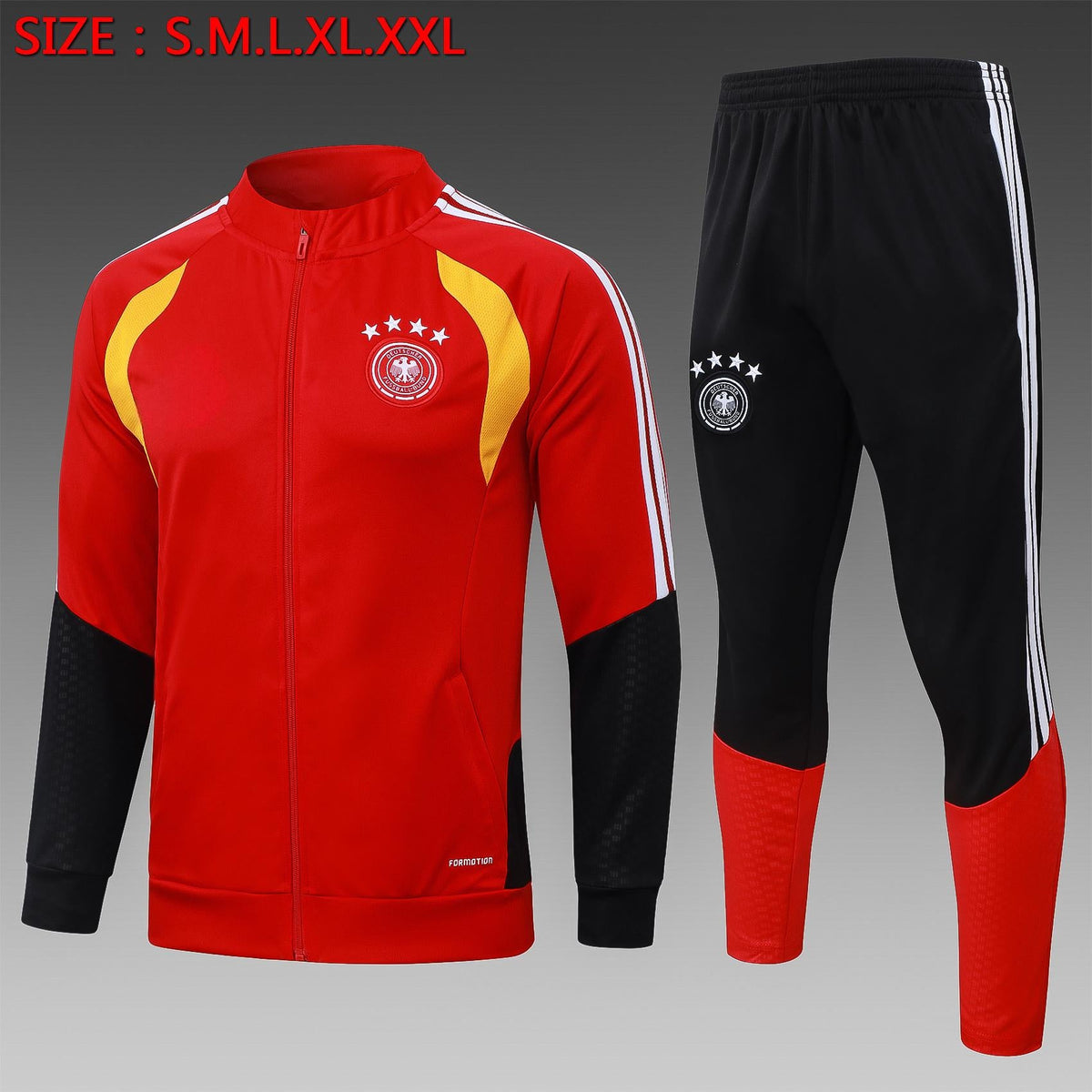 2026-27 Germany red long training suit S-2XL