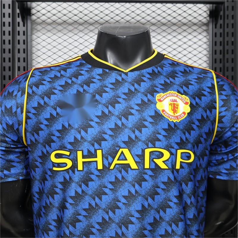 2026-27 Manchester United Blue with Black Player S-3XL