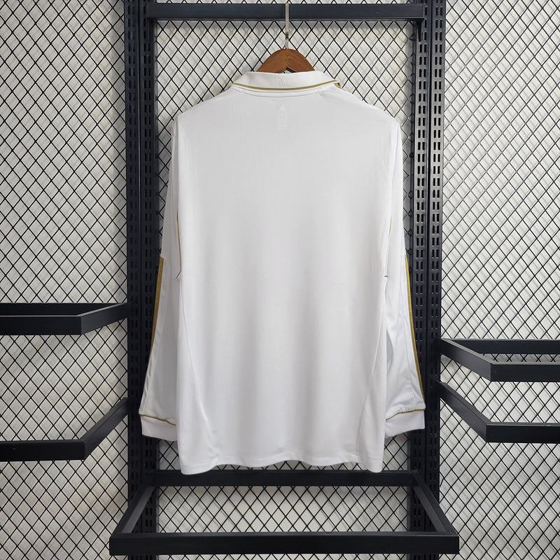 2011-12 Real Madrid Home Long Sleeve Retro