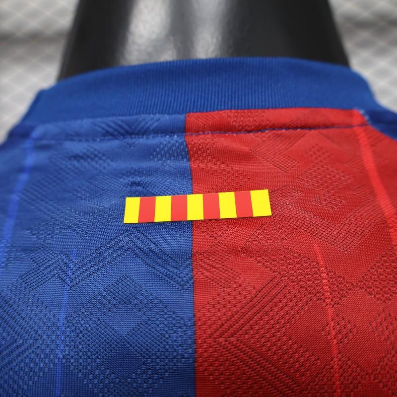 2026-27 Barcelona Royal Blue Garnet Red Vertical Stripes Special Edition Player S-3XL