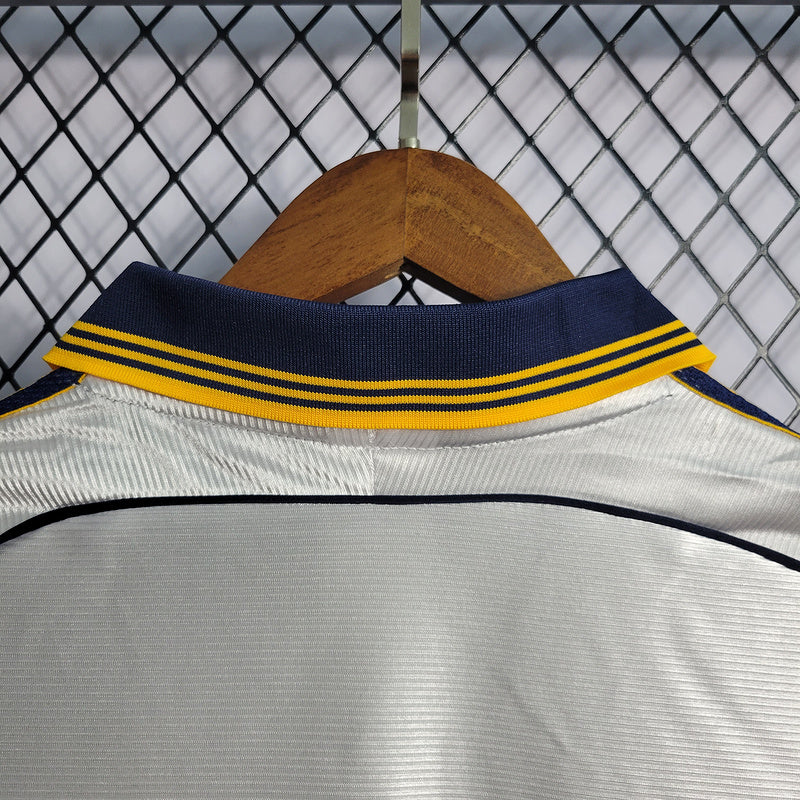 1998-00 Real Madrid home Retro Mesh material