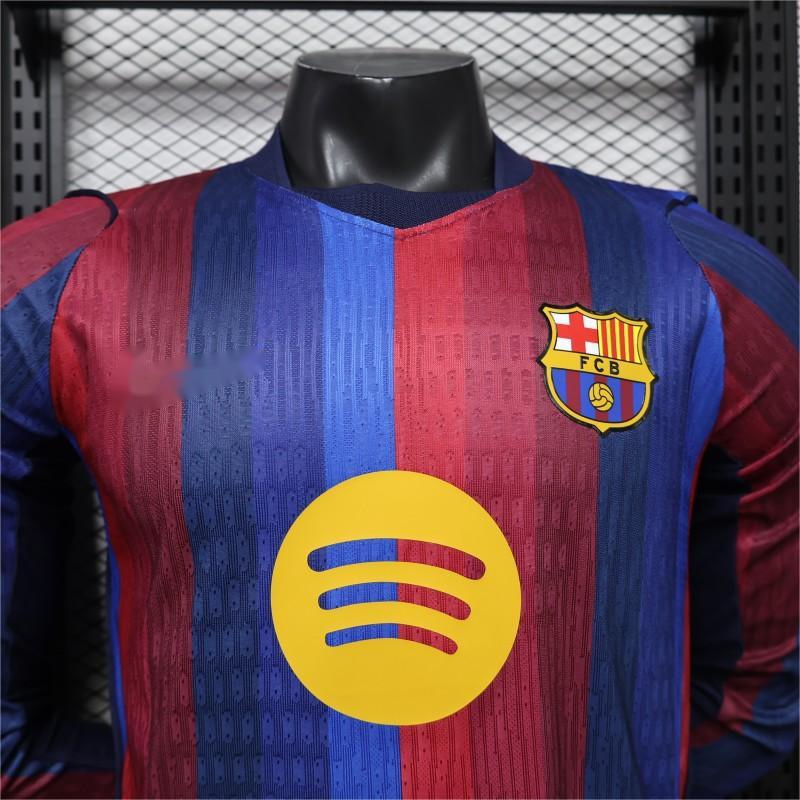 2026-27 Barcelona Home Long Sleeve Player S-2XL