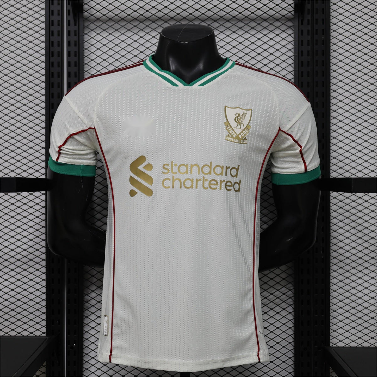 2026-27 Liverpool FC Off-White With Gold Crest Special Edition Player S-3XL
