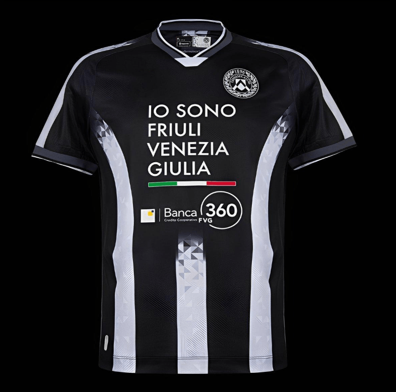 Udinese Home Jersey in Sizes S-2XL for Fans