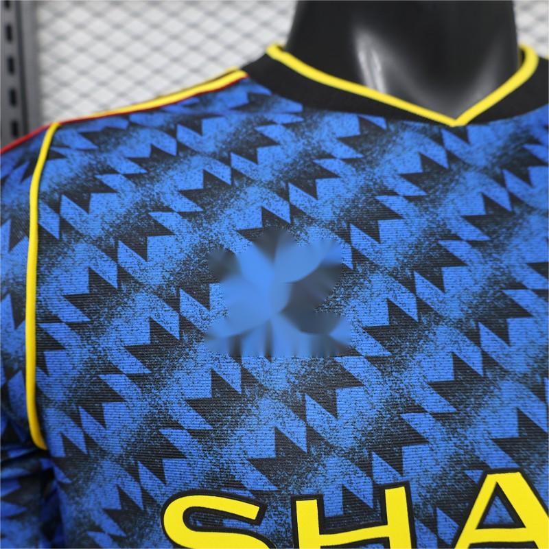 2026-27 Manchester United Blue with Black Player S-3XL