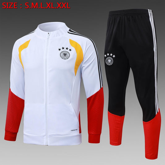 2026-27 Germany White Long Training Suit S-2XL