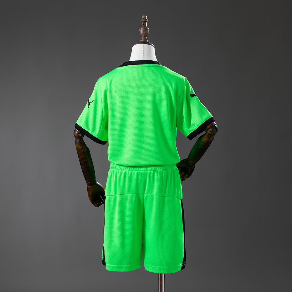 2026 Portugal Fluorescent Green Kids Size 16-28